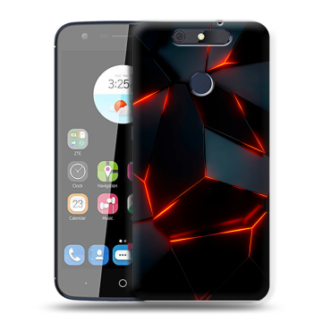 Силиконовый чехол на ZTE Blade V8C с принтом Яркие абстракции Силиконовый чехол на ZTE Blade V8C с принтом Яркие абстракции