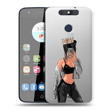 Силиконовый чехол на ZTE Blade V8C с принтом Женские принты Силиконовый чехол на ZTE Blade V8C с принтом Женские принты