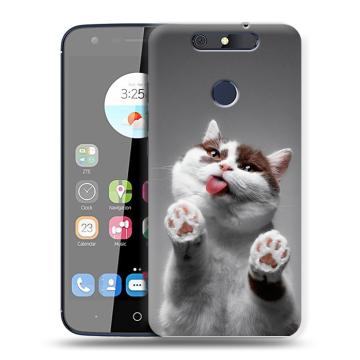 Силиконовый чехол на ZTE Blade V8C с принтом Коты Силиконовый чехол на ZTE Blade V8C с принтом Коты
