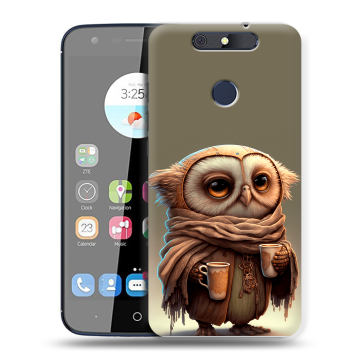 Силиконовый чехол на ZTE Blade V8C с принтом Сова Силиконовый чехол на ZTE Blade V8C с принтом Сова