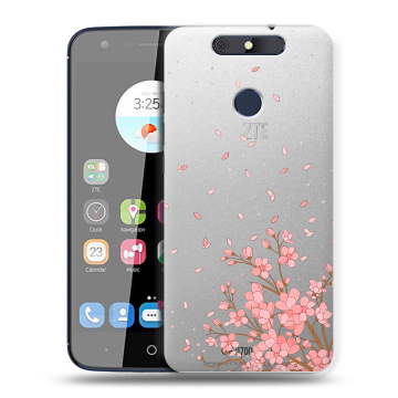 Силиконовый чехол на ZTE Blade V8C с принтом Ветка сакуры Силиконовый чехол на ZTE Blade V8C с принтом Ветка сакуры