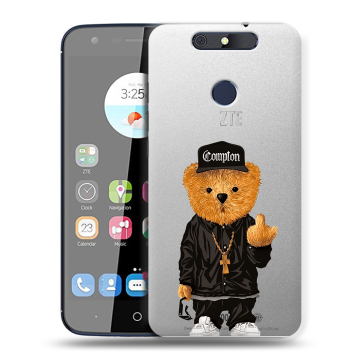 Силиконовый чехол на ZTE Blade V8C с принтом Мишка Силиконовый чехол на ZTE Blade V8C с принтом Мишка