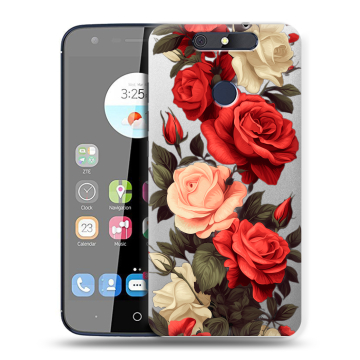 Силиконовый чехол на ZTE Blade V8C с принтом Розы Силиконовый чехол на ZTE Blade V8C с принтом Розы