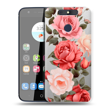 Силиконовый чехол на ZTE Blade V8C с принтом Розы Силиконовый чехол на ZTE Blade V8C с принтом Розы