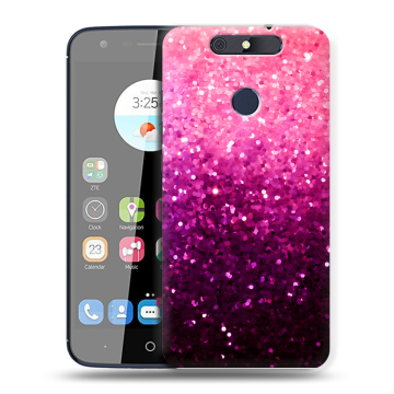 Силиконовый чехол на ZTE Blade V8C с принтом Блестки