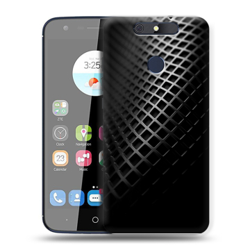 Силиконовый чехол на ZTE Blade V8C с принтом Текстура металла Силиконовый чехол на ZTE Blade V8C с принтом Текстура металла