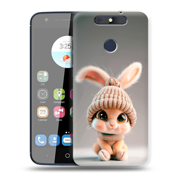 Силиконовый чехол на ZTE Blade V8C с принтом Кролик