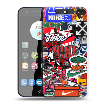 Силиконовый чехол на ZTE Blade V8C с принтом Найк Nike яркий Силиконовый чехол на ZTE Blade V8C с принтом Найк Nike яркий