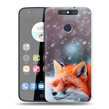 Силиконовый чехол на ZTE Blade V8C с принтом лиса Силиконовый чехол на ZTE Blade V8C с принтом лиса