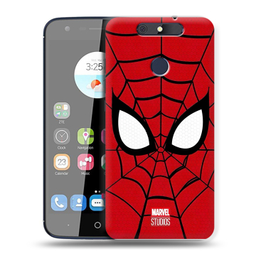 Силиконовый чехол на ZTE Blade V8C с принтом человек паук spiderman