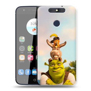 Силиконовый чехол на ZTE Blade V8C с принтом Шрек Shrek