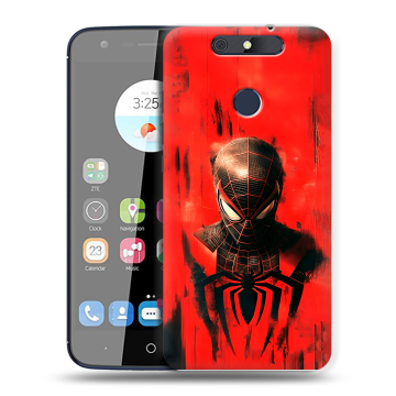 Силиконовый чехол на ZTE Blade V8C с принтом человек паук spiderman Силиконовый чехол на ZTE Blade V8C с принтом человек паук spiderman