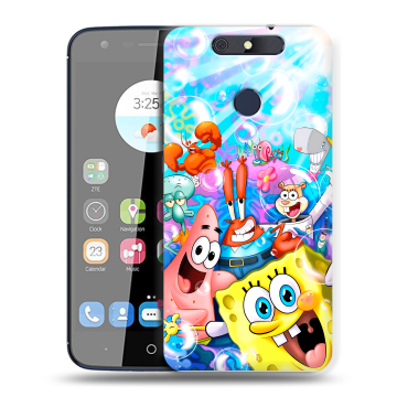Силиконовый чехол на ZTE Blade V8C с принтом спанчбоб спанч боб Силиконовый чехол на ZTE Blade V8C с принтом спанчбоб спанч боб