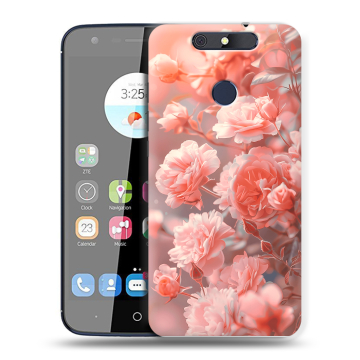 Силиконовый чехол на ZTE Blade V8C с принтом Розы цветы Силиконовый чехол на ZTE Blade V8C с принтом Розы цветы