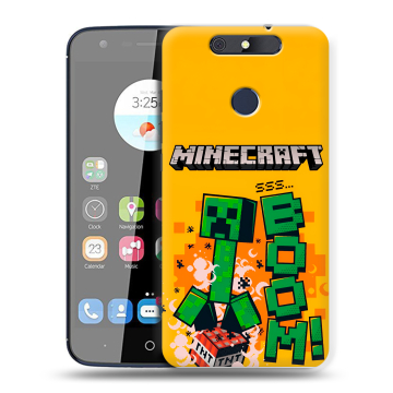 Силиконовый чехол на ZTE Blade V8C с принтом Майнкрафт Minecraft Силиконовый чехол на ZTE Blade V8C с принтом Майнкрафт Minecraft