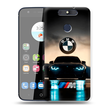 Силиконовый чехол на ZTE Blade V8C с принтом БМВ BMW