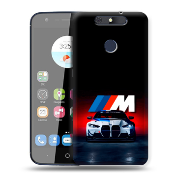 Силиконовый чехол на ZTE Blade V8C с принтом БМВ BMW