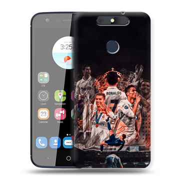 Силиконовый чехол на ZTE Blade V8C с принтом Реал Роналдо Real Ronaldo Силиконовый чехол на ZTE Blade V8C с принтом Реал Роналдо Real Ronaldo