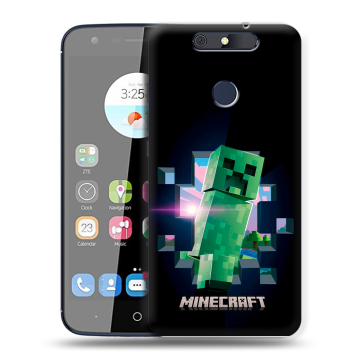 Силиконовый чехол на ZTE Blade V8C с принтом Майнкрафт Minecraft Силиконовый чехол на ZTE Blade V8C с принтом Майнкрафт Minecraft