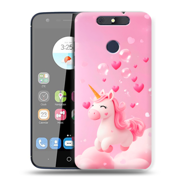 Силиконовый чехол на ZTE Blade V8C с принтом Единорог Силиконовый чехол на ZTE Blade V8C с принтом Единорог