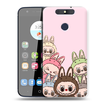 Силиконовый чехол на ZTE Blade V8C с принтом Лабубу