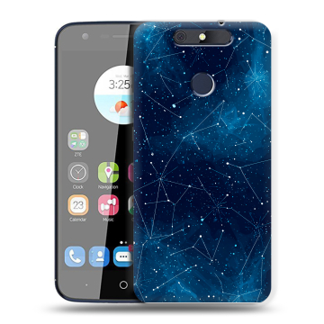 Силиконовый чехол на ZTE Blade V8C с принтом Космос звезды