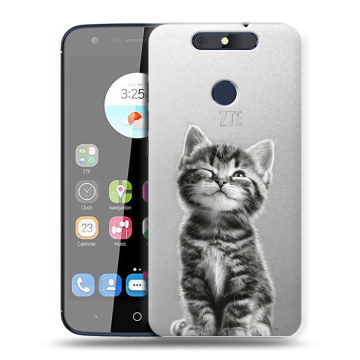 Силиконовый чехол на ZTE Blade V8C с принтом Котенок Силиконовый чехол на ZTE Blade V8C с принтом Котенок