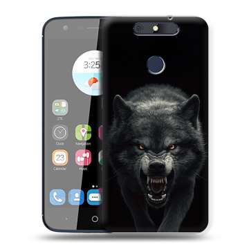 Силиконовый чехол на ZTE Blade V8C с принтом Волк Силиконовый чехол на ZTE Blade V8C с принтом Волк
