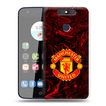 Силиконовый чехол на ZTE Blade V8C с принтом Manchester United