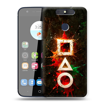 Силиконовый чехол на ZTE Blade V8C с принтом Squid Game Игра кальмара Силиконовый чехол на ZTE Blade V8C с принтом Squid Game Игра кальмара