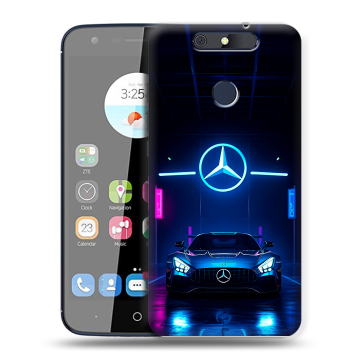 Силиконовый чехол на ZTE Blade V8C с принтом Mercedes Мерседес Силиконовый чехол на ZTE Blade V8C с принтом Mercedes Мерседес