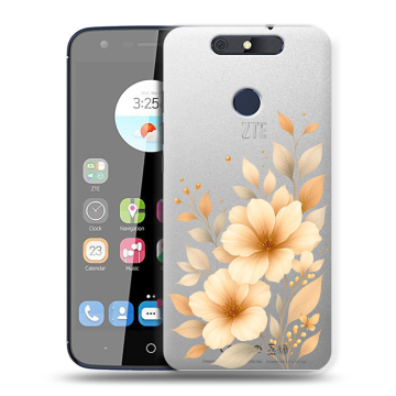 Силиконовый чехол на ZTE Blade V8C с принтом для девушки