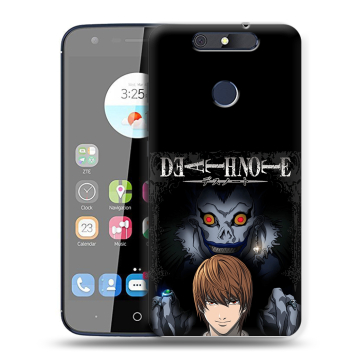 Силиконовый чехол на ZTE Blade V8C с принтом Death note Тетрадь смерти