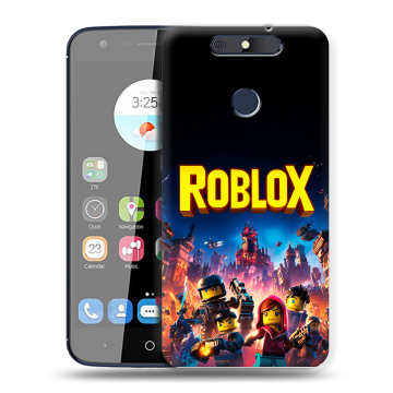 Силиконовый чехол на ZTE Blade V8C с принтом Roblox Роблокс Силиконовый чехол на ZTE Blade V8C с принтом Roblox Роблокс