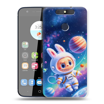 Силиконовый чехол на ZTE Blade V8C с принтом Labubu Лабубу Силиконовый чехол на ZTE Blade V8C с принтом Labubu Лабубу