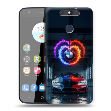 Силиконовый чехол на ZTE Blade V8C с принтом BMW БМВ Силиконовый чехол на ZTE Blade V8C с принтом BMW БМВ