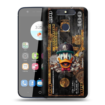 Силиконовый чехол на ZTE Blade V8C с принтом Дональд Дак Доллар Силиконовый чехол на ZTE Blade V8C с принтом Дональд Дак Доллар