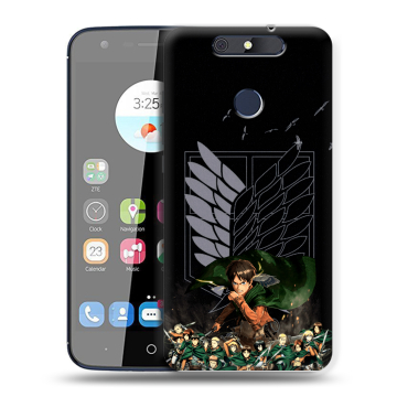 Силиконовый чехол на ZTE Blade V8C с принтом Атака титанов Силиконовый чехол на ZTE Blade V8C с принтом Атака титанов