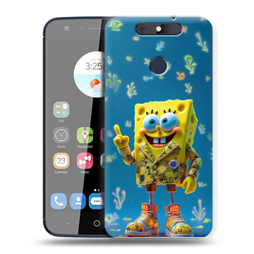 Силиконовый чехол на ZTE Blade V8C с принтом Спанч боб Спанчбоб Силиконовый чехол на ZTE Blade V8C с принтом Спанч боб Спанчбоб