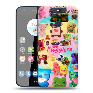 Силиконовый чехол на ZTE Blade V8C с принтом Флагер Fuggler
