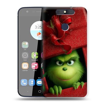 Силиконовый чехол на ZTE Blade V8C с принтом Новый год