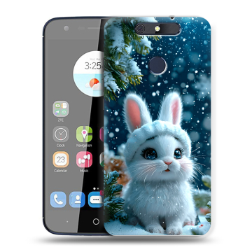 Силиконовый чехол на ZTE Blade V8C с принтом Новый год