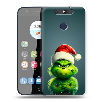Силиконовый чехол на ZTE Blade V8C с принтом Новый год