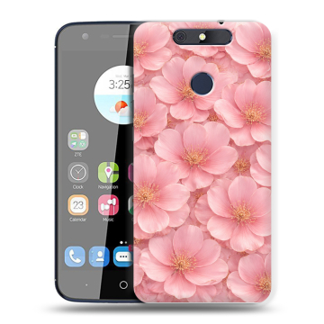 Силиконовый чехол на ZTE Blade V8C с принтом женский