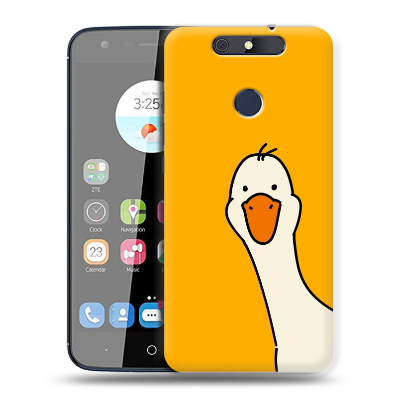 Силиконовый чехол на ZTE Blade V8C с принтом Утка Силиконовый чехол на ZTE Blade V8C с принтом Утка