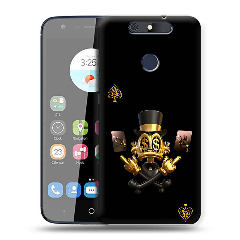 Силиконовый чехол на ZTE Blade V8C с принтом Золотой скрудж макдак Силиконовый чехол на ZTE Blade V8C с принтом Золотой скрудж макдак