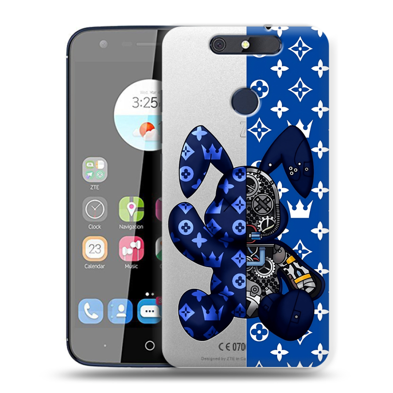 Силиконовый чехол на ZTE Blade V8C с принтом Луи робот Силиконовый чехол на ZTE Blade V8C с принтом Луи робот