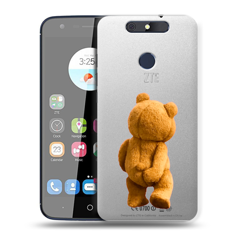 Силиконовый чехол на ZTE Blade V8C с принтом Медведь Силиконовый чехол на ZTE Blade V8C с принтом Медведь