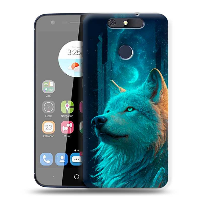 Силиконовый чехол на ZTE Blade V8C с принтом бабочки саккура Силиконовый чехол на ZTE Blade V8C с принтом бабочки саккура