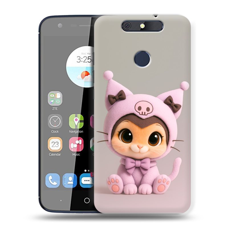 Силиконовый чехол на ZTE Blade V8C с принтом Куроми Kuromi Силиконовый чехол на ZTE Blade V8C с принтом Куроми Kuromi